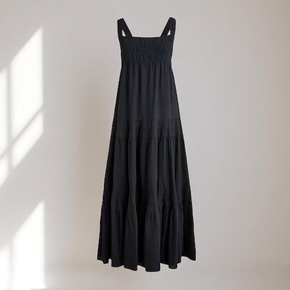 J. Crew Airy gauze tiered maxi dress Size XXS - Picture 4 of 10